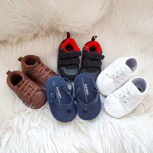 MYGGPP, Garanimals, Old Navy & Trimfoot Infant Boy Shoe/Sandal Bundle SZ 2